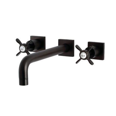 KINGSTON BRASS KS6025BEX Wall Mount Tub Faucet, Oil Rubbed Bronze KS6025BEX